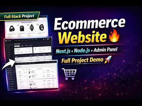 Modern Ecommerce Website with Admin Panel 🚀 | Full Stack Project (Next.js + Node.js)