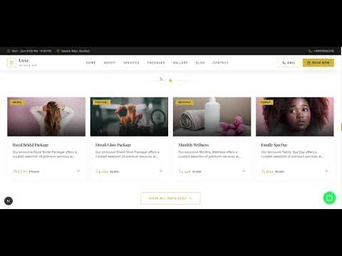 Premium Salon Website with Next.js, Node.js & MySQL | Full Stack Project (2026)